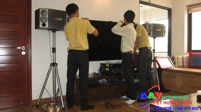 lắp đặt dàn karaoke gia đình cao cấp